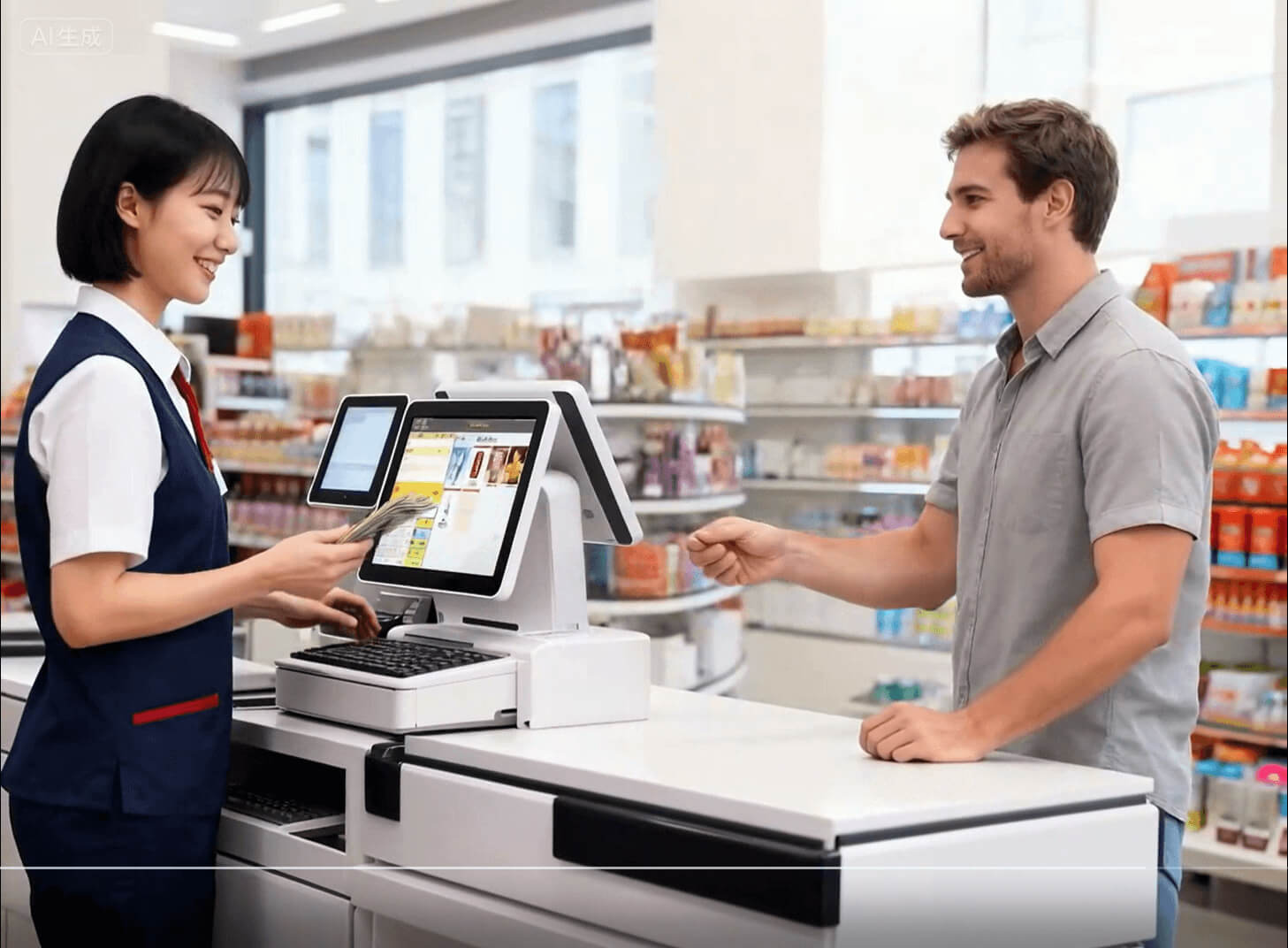 英文連鎖門店P(guān)OS收銀系統(tǒng)哪個好？尚博思智慧收銀方案，助力業(yè)績倍增